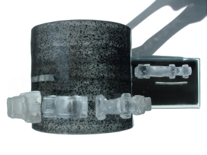 Detail from above, with the traffic on top...