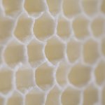 A study of the natural honeycomb structure in glass...